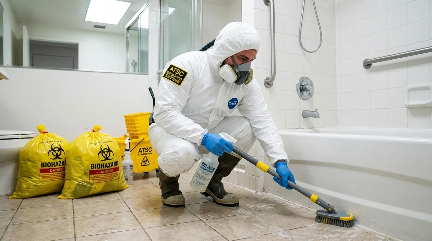 Decontamination equipment deployed for Blood Cleanup in Palos Heights